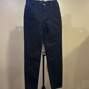 Eileen Fisher Organic Cotton Stretch High-Waisted Slim Straight Leg Jeans